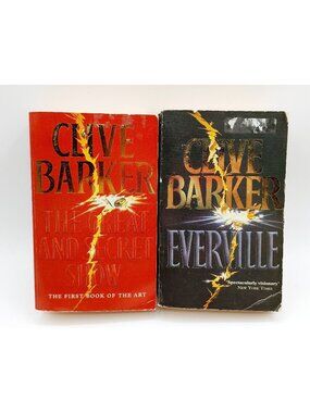 Clive Barker The Great and Secret Show & Everville The Art books 1 & 2 Paperback